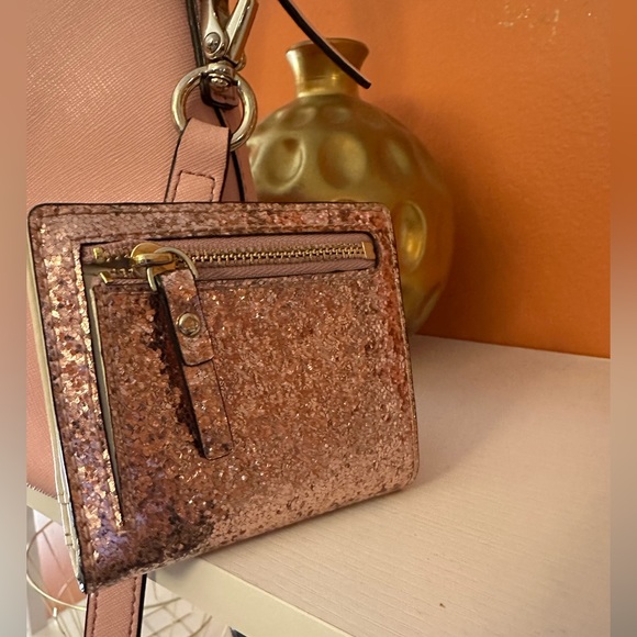 KATE SPADE Cedar Street Bag w/Glitter Bug Stacey Wallet Bundle (EUC) - Picture 8 of 15
